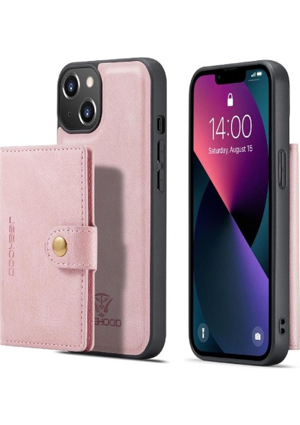 IPhone 13 Için Kılıf Standı Cardholder Magsafe Ayrılabilir Manyetik Tasarım (Yurt Dışından)