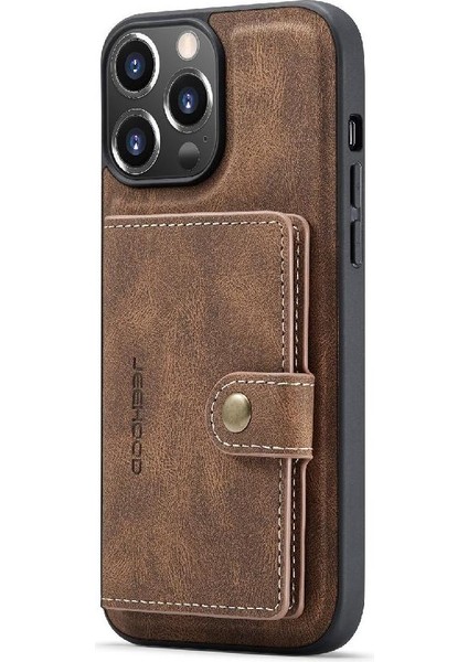 IPhone 13 Için Kılıf Pro Max Cardholder Standı Ayrılabilir Manyetik Tasarım (Yurt Dışından)