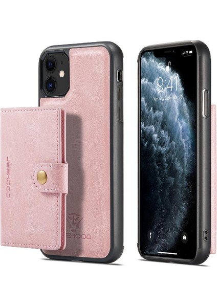 IPhone 11 Için Kılıf Pro Ayrılabilir Manyetik Tasarım Cardholder Magsafe Standı (Yurt Dışından)