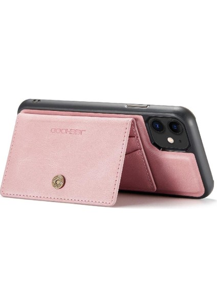 IPhone 11 Için Kılıf Pro Ayrılabilir Manyetik Tasarım Cardholder Magsafe Standı (Yurt Dışından)