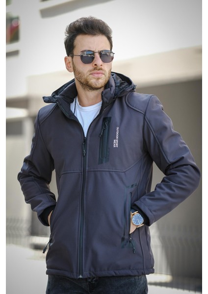 Majuro Outdoor Su Soğuk Rüzgar Geçirmez Içi Kürklü Dolgulu Softshell Erkek Dağcı Kampcı Kayakcı Montu fiyatları