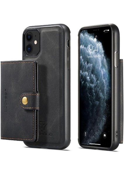 IPhone 11 Için Kılıf Pro Max Cardholder Magsafe Ayrılabilir Manyetik Standı (Yurt Dışından)