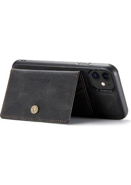 IPhone 11 Için Kılıf Pro Max Cardholder Magsafe Ayrılabilir Manyetik Standı (Yurt Dışından)