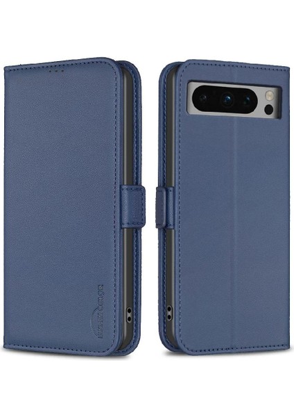Google Piksel 8 Pro Kickstand Pu Deri Cüzdan Kart Yuvaları Için Flip Case (Yurt Dışından)