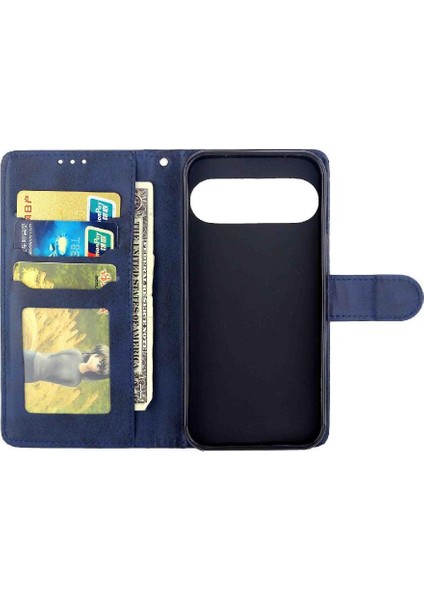 Google Pixel 9 Tam Koruma Kartı Tutucu Kickstand Pu Için Filp Durumda (Yurt Dışından) modelleri