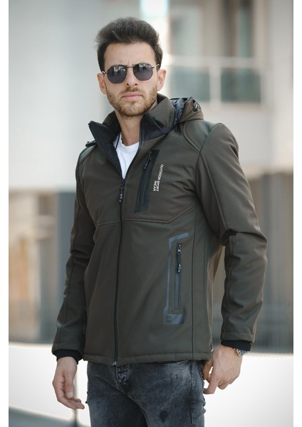 Majuro Outdoor Su Soğuk Rüzgar Geçirmez Içi Kürklü Dolgulu Softshell Erkek Dağcı Kampcı Kayakcı Montu modelleri