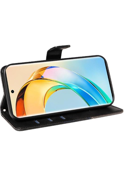 Elmas Dikiş Deri Telefon Koruması ile Onur X50 Için Flip Case (Yurt Dışından) modelleri