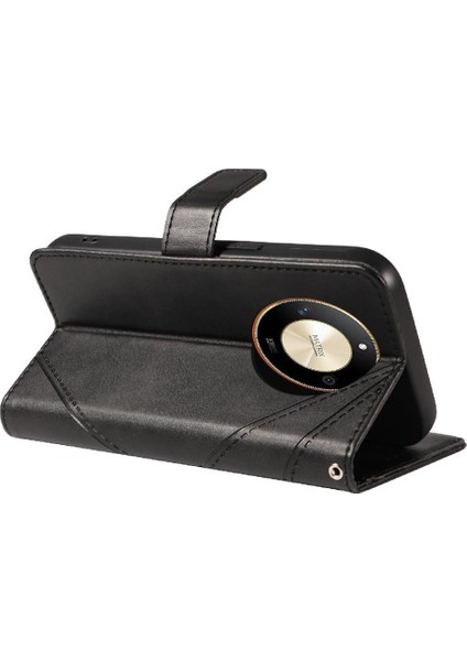 Elmas Dikiş Deri Telefon Koruması ile Onur X50 Için Flip Case (Yurt Dışından) indirimleri