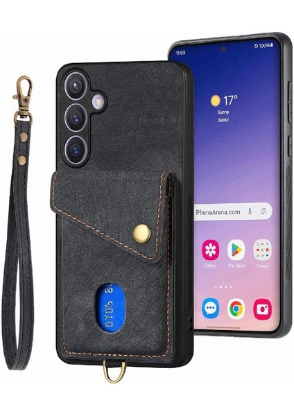Samsung Galaxy S24 Manyetik Kapatma Kart Yuvası Ayrılabilir Kordon Için Kılıf (Yurt Dışından) fırsatları