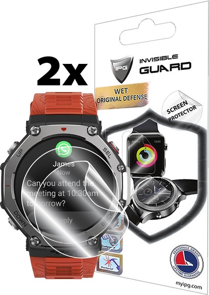 Amazfit T-Rex 3 ile Uyumlu Ipg Hydrogel Ekran Koruyucu (2 Adet) fiyatları