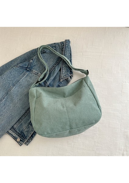 Çapraz Askılı Çanta Taşınabilir Astar Dokusu Sağlıklı Polyester Malzeme Yüksek Kaliteli Işçılik, Açık Yeşil (Yurt Dışından)
