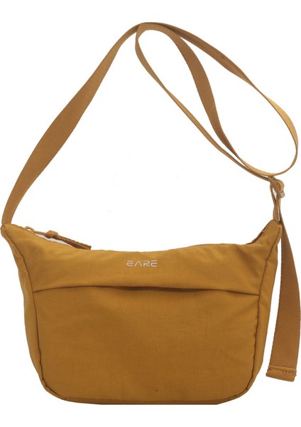 Çapraz Askılı Çanta Taşınabilir Yüksek Kaliteli Su Geçırmez Kumaş Malzemesi Düz Renk Stili Mektup Deseni, Sarı (Yurt Dışından)