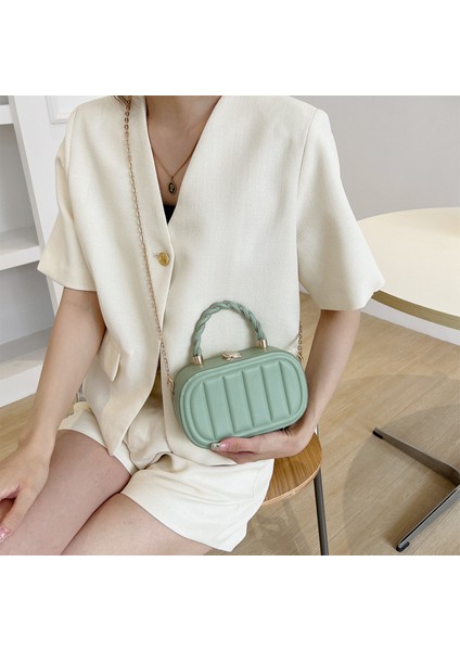 Çapraz Askılı Çanta Taşınabilir Yüksek Kaliteli Malzeme Kutusu Çanta Tarzı, Beyaz (Yurt Dışından) modelleri