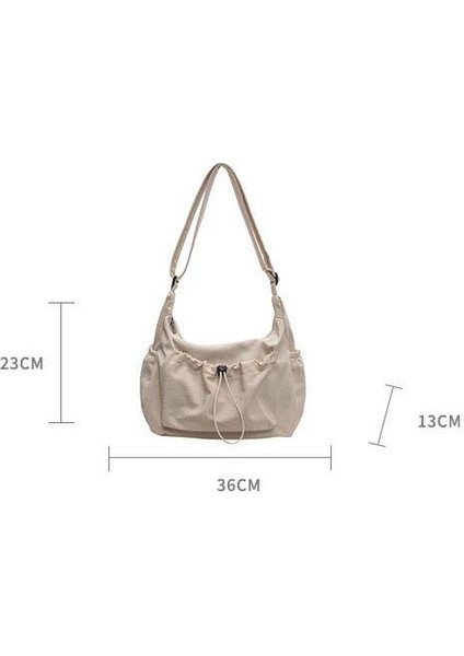 Çapraz Askılı Çanta Taşınabilir Sağlıklı Kumaşlar Kaliteli Işçılik Düz Renk Stiller, Siyah (Yurt Dışından) fiyatları