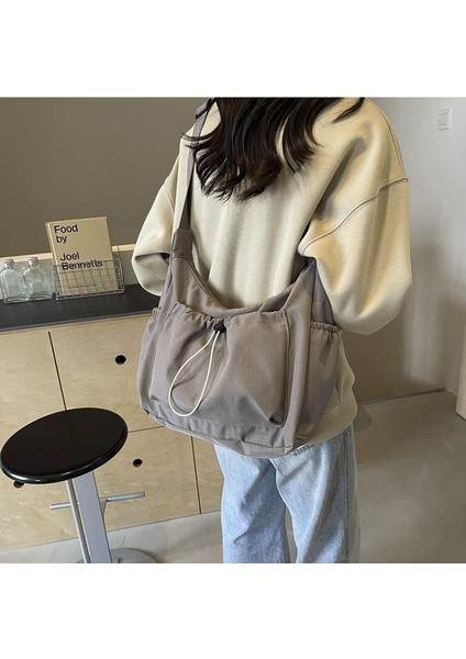 Çapraz Askılı Çanta Taşınabilir Sağlıklı Kumaşlar Kaliteli Işçılik Düz Renk Stiller, Siyah (Yurt Dışından) modelleri