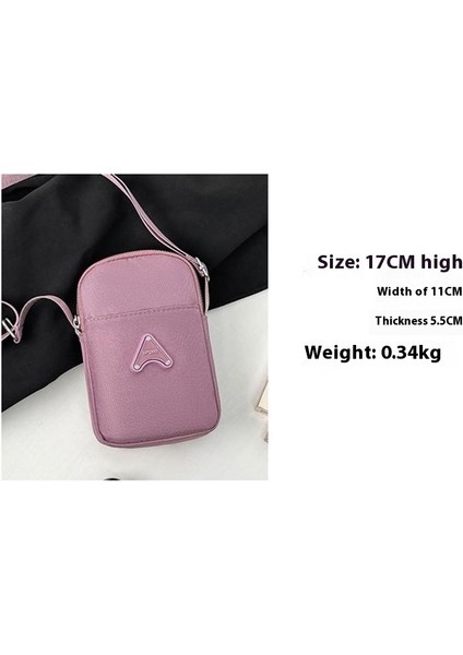 Çapraz Askılı Çanta Taşınabilir Oxford Kumaş Malzemesi Mini Boy, Açık Pembe (Yurt Dışından) fiyatları