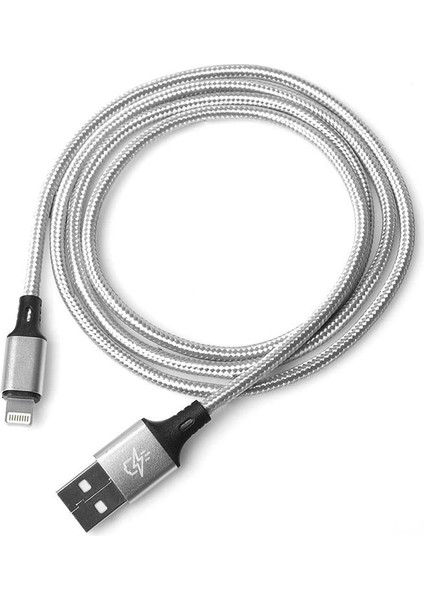 DK-CB-LT100BR USB To Lightning 1mt Örgülü  Quick Charge  Destekli Şarj ve Data Kablosu