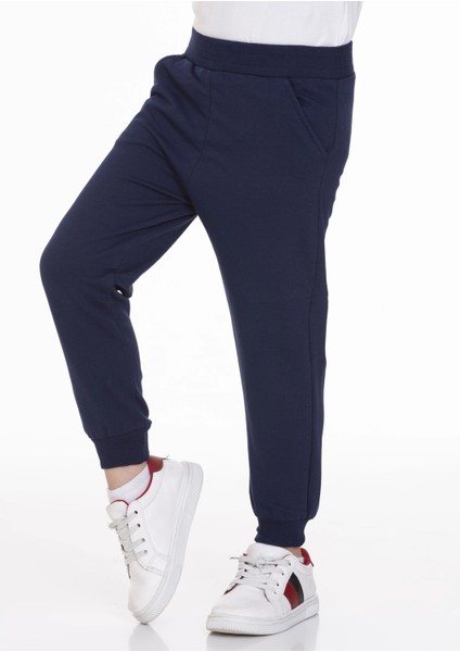 Beli Lastikli Erkek Bebek Jogger Eşofman Altı 50707-2