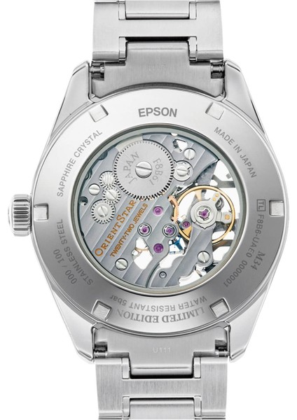 Orient Star Kurmalı Otomatik Çelik Gri Siyah Kadran 39 mm Erkek Kol Saati