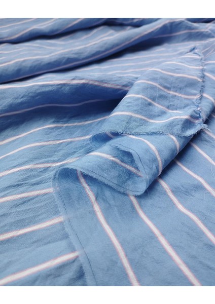 Aerobin Dokuma Mavi Pembe Beyaz Çizgili En: 150 cm fırsatları