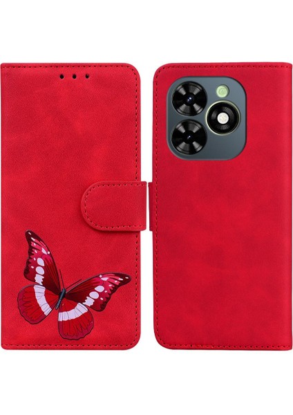 Tecno Spark G0 2024 Için Flip Case Cüzdan Flip Folio Kapak Kart Yuvaları Renk (Yurt Dışından)