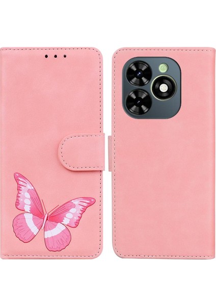 Tecno Spark G0 2024 Için Flip Case Cüzdan Flip Folio Kapak Kart Yuvaları Renk (Yurt Dışından)