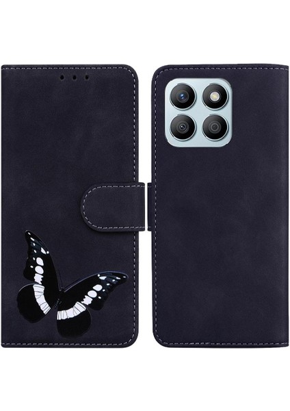 Onur X8B Renk Baskılı Cüzdan Flip Için Flip Case Folio Kapak Kelebek (Yurt Dışından)