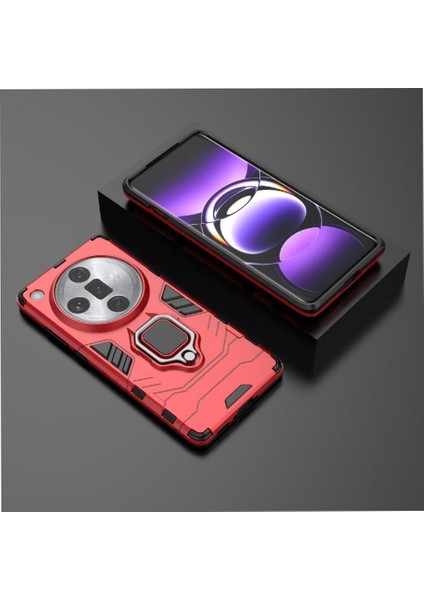 Oppo Bul X7 Ultra Darbeye Dayanıklı Askeri Için Halka Araba Dağı Kickstand Kılıf (Yurt Dışından) modelleri