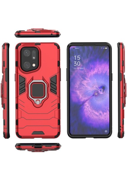 Oppo Bulmak X5 Pro Metal Halka Tutucu Sınıf Için Halka Araba Dağı Kickstand Vaka (Yurt Dışından)
