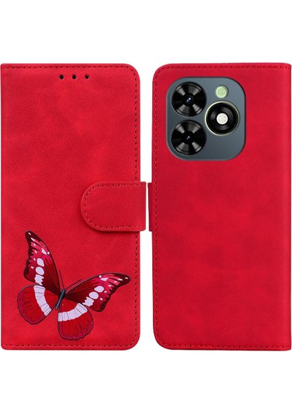 Infinix Akıllı 8 Renk Baskılı Kart Yuvaları Için Flip Case Folio Kapak Çevirin (Yurt Dışından)