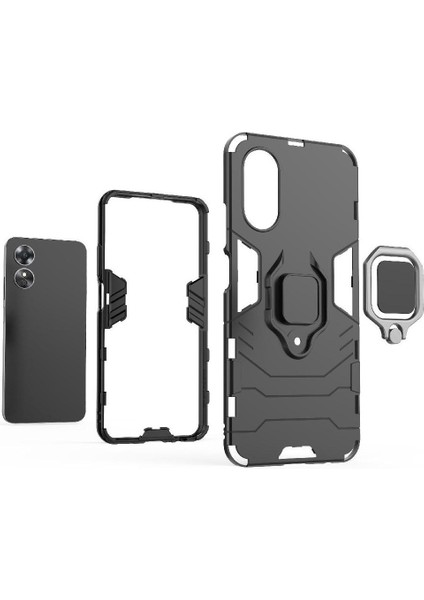 Oppo A17/OPPO A17K Metal Halka Tutucu Için Halka Araç Montaj Kickstand Durumda (Yurt Dışından) fiyatları