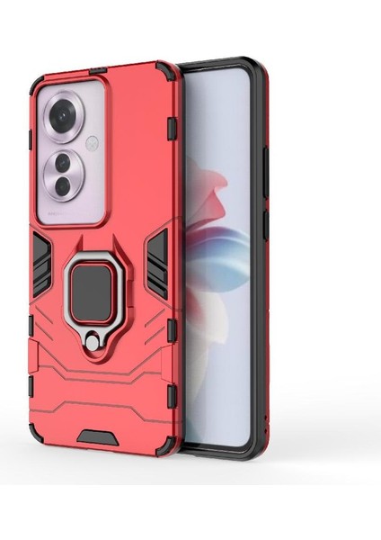 Oppo RENO11 F Askeri Sınıf Koruma Için Halka Araba Dağı Kickstand Vaka (Yurt Dışından) modelleri