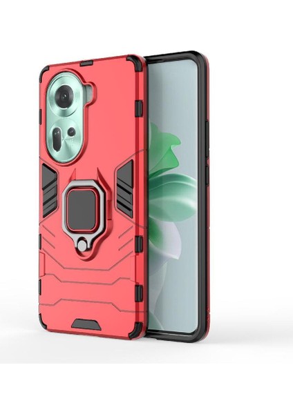 Oppo RENO11 5g Darbeye Dayanıklı Metal Halka Için Halka Araç Montaj Kickstand Durumda (Yurt Dışından) modelleri