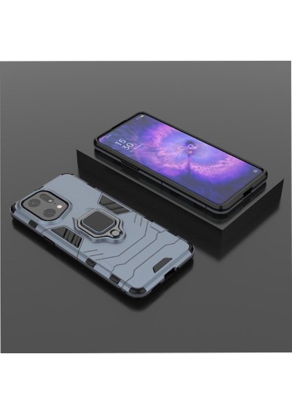 Oppo Bulmak X5 Pro Metal Halka Tutucu Sınıf Için Halka Araba Dağı Kickstand Vaka (Yurt Dışından)