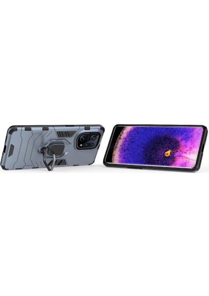 Oppo Bulmak X5 Kickstand Darbeye Dayanıklı Sınıf Için Halka Araba Dağı Kickstand Durumda (Yurt Dışından)
