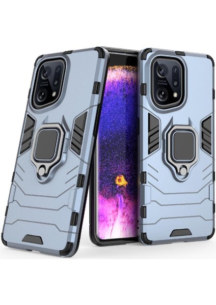 Oppo Bulmak X5 Kickstand Darbeye Dayanıklı Sınıf Için Halka Araba Dağı Kickstand Durumda (Yurt Dışından)