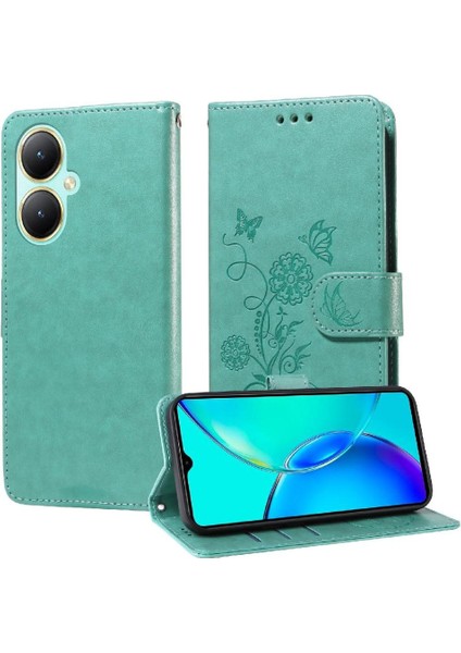 Vıvo Y27 4g Flip Deri Kart Yuvaları Çiçek Için Flip Case (Yurt Dışından) indirimleri