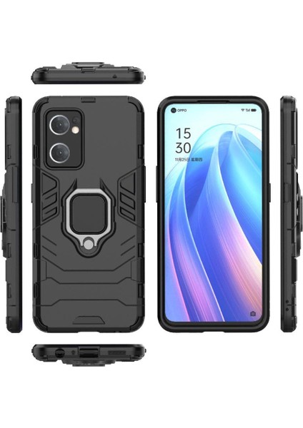 Oppo Bulmak Için Halka Araba Montaj Kickstand Durumda X5 Lite Darbeye Askeri (Yurt Dışından)