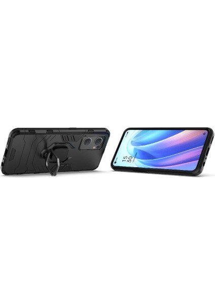 Oppo Bulmak Için Halka Araba Montaj Kickstand Durumda X5 Lite Darbeye Askeri (Yurt Dışından)