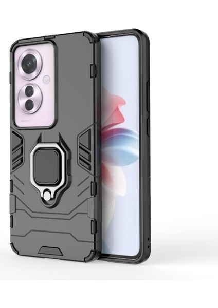 Oppo RENO11 F Askeri Sınıf Koruma Için Halka Araba Dağı Kickstand Vaka (Yurt Dışından) modelleri