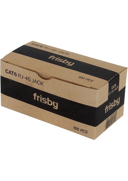 Frısby FNW-RJ4520N Cat6 RJ45 Utp Konnektör 100 Lü Kutu