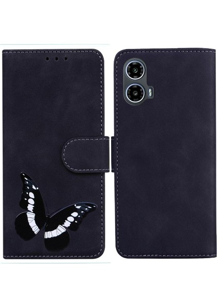 Motorola Moto G24/G04 Renk Baskılı Cüzdan Flip Folio Kapak Için Flip Case (Yurt Dışından)