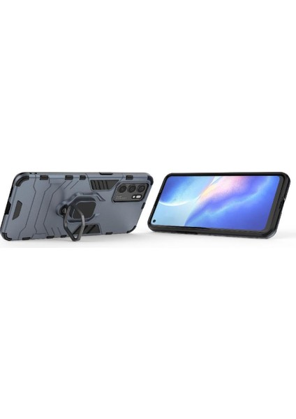 Oppo Reno6 4g Askeri Sınıf Koruma Için Halka Araba Dağı Kickstand Vaka (Yurt Dışından) fiyatları