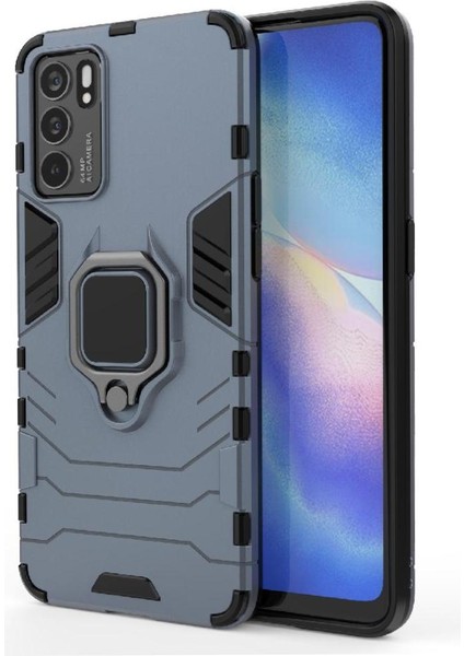 Oppo Reno6 4g Askeri Sınıf Koruma Için Halka Araba Dağı Kickstand Vaka (Yurt Dışından) fırsatları