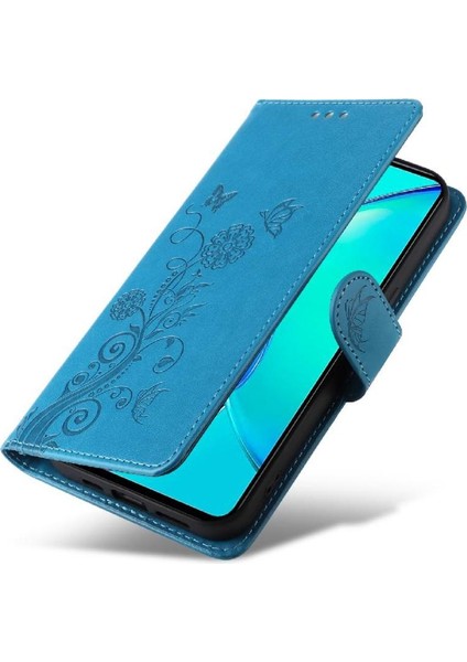 Vıvo Y27 4g Flip Deri Kart Yuvaları Çiçek Için Flip Case (Yurt Dışından) modelleri