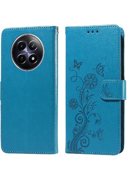 Realme 12 5g Cardyuvaları Deri Çiçek Flip Için Flip Case (Yurt Dışından) modelleri