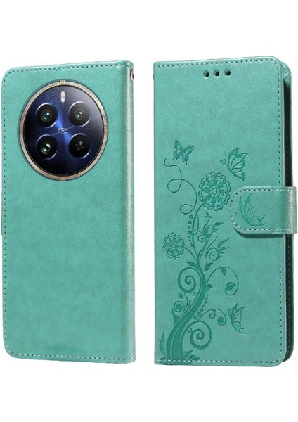 Realme 13 Pro Artı Deri Çevirme Çiçek Kart Yuvaları Için Flip Case (Yurt Dışından)