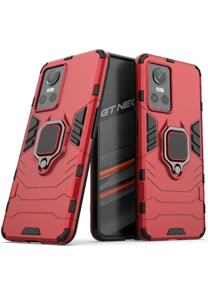 Realme Gt Neo 3 Kickstand Askeri Sınıf Için Halka Araba Montaj Kickstand Durumda (Yurt Dışından)
