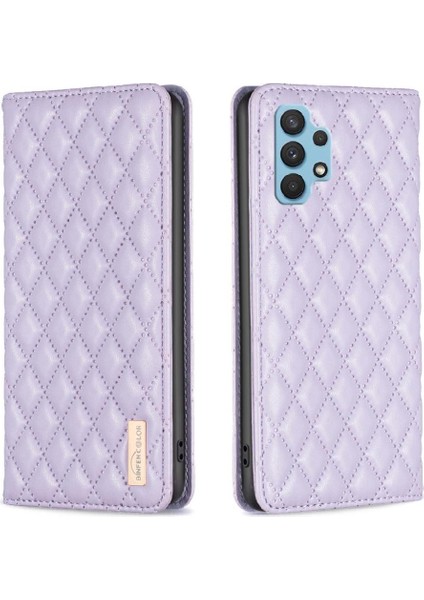 Samsung Galaxy A32 4g Manyetik Kapatma Cüzdan Tam Kart Için Flip Case (Yurt Dışından)