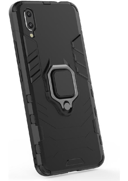 Vivo X23 Darbeye Dayanıklı Metal Halka Tutucu Için Halka Araç Montaj Kickstand Vaka (Yurt Dışından) fiyatları